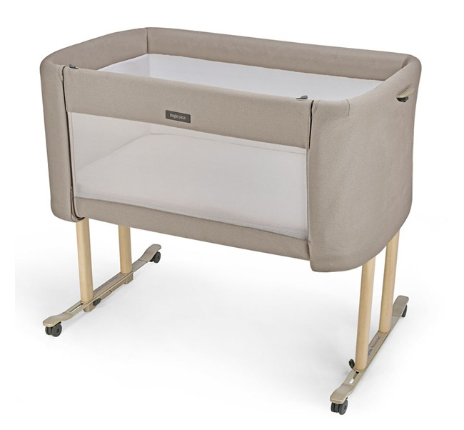 Welcome Bed Morpheus Beige Přístavná postýlka Inglesina s kolečky a stahovací bočnicí Welcome Bed Morpheus Beige